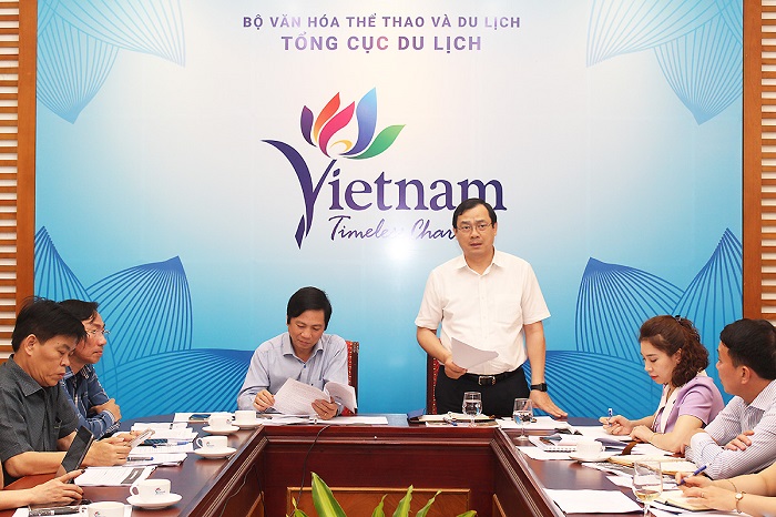 Tổng cục trưởng Nguyễn Trùng Khánh phát biểu tại buổi làm việc 